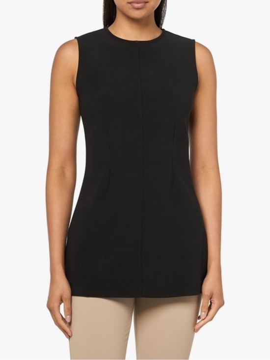 Calvin Klein Tops - NWT Calvin Klein Medium Sleeveless Black Tunic Top Blouse Shirt Classic Wardrobe